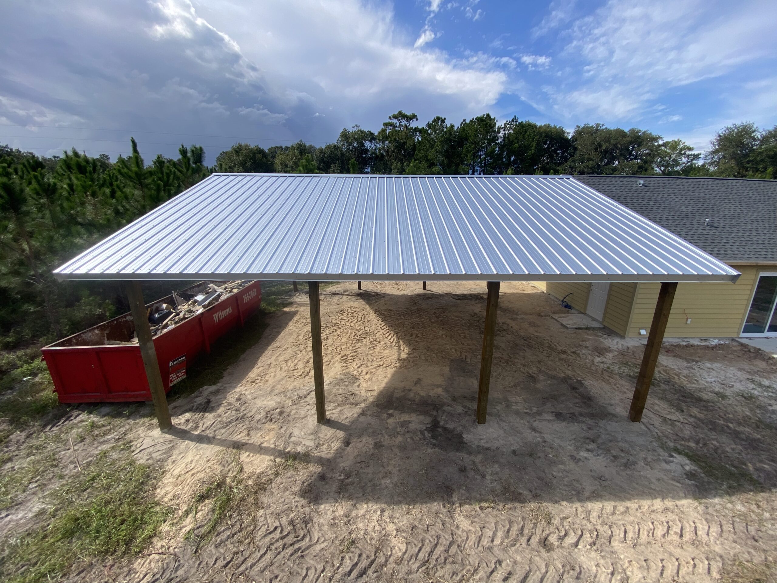 Cleared and graded land ready for a new pole barn